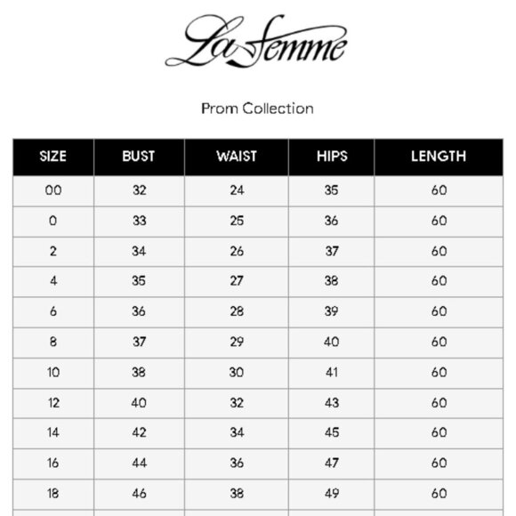 NWT La Femme 14180 Chiffon Prom Dress Black Size 8 - Picture 5 of 6